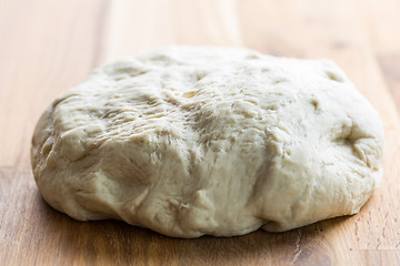 Image showing Fresh yeast dough for bread, pizza and baguettes