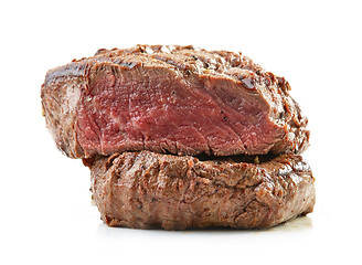 Image showing grilled beef fillet steak meat