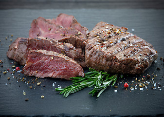 Image showing grilled beef fillet steak meat