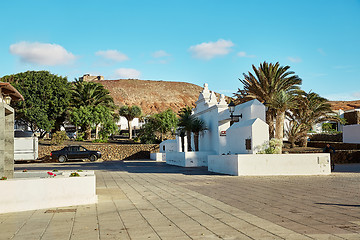 Image showing street view of Teguise town in Lanzarote Island, Spain