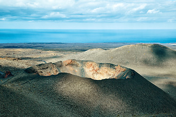 Image showing Volcano of Lanzarote Island, Spain