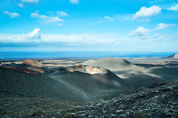 Image showing Volcano of Lanzarote Island, Spain