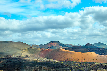 Image showing Volcano of Lanzarote Island, Spain