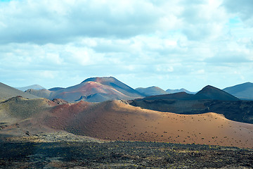 Image showing Volcano of Lanzarote Island, Spain