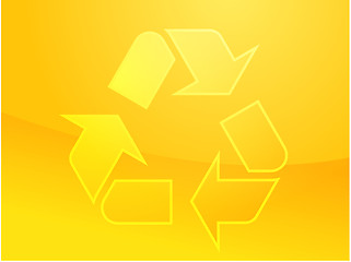 Image showing Recycling eco symbol