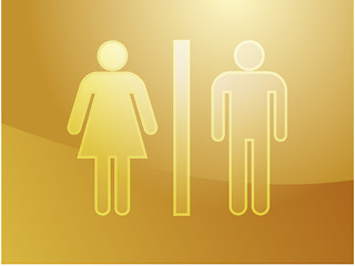 Image showing Toilet symbol illustration