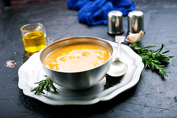 Image showing pumpkin soup