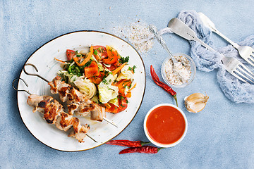 Image showing chicken kebab