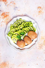 Image showing fresh kiwi