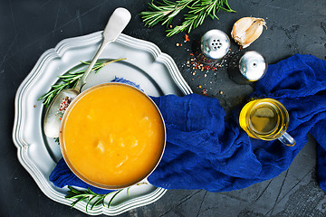 Image showing pumpkin soup