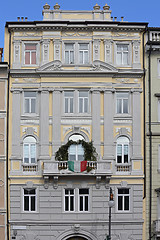 Image showing Italian Flag Building