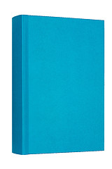 Image showing Thick blue book isolated on white background