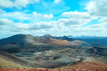 Image showing Volcano of Lanzarote Island, Spain