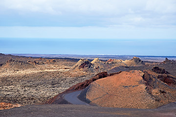 Image showing Volcano of Lanzarote Island, Spain