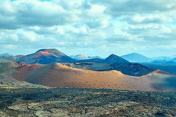 Image showing Volcano of Lanzarote Island, Spain