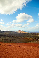 Image showing Volcano of Lanzarote Island, Spain