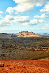 Image showing Volcano of Lanzarote Island, Spain