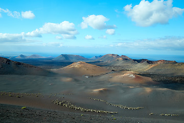 Image showing Volcano of Lanzarote Island, Spain