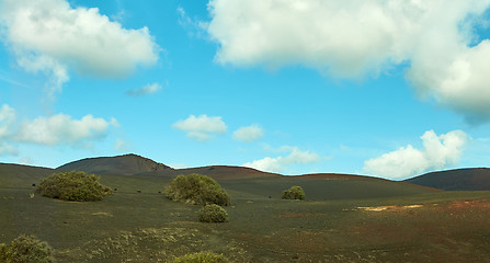 Image showing Volcano of Lanzarote Island, Spain