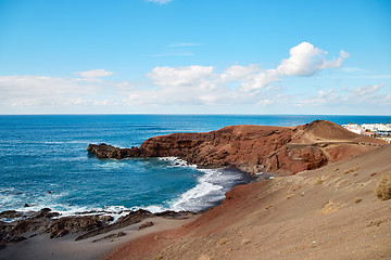 Image showing Beautiful landscape of Lanzarote Island