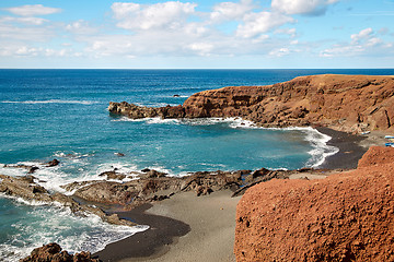 Image showing Beautiful landscape of Lanzarote Island