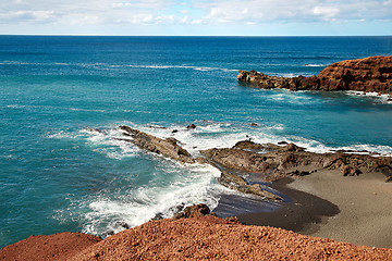 Image showing Beautiful landscape of Lanzarote Island