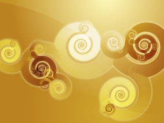 Image showing Swirly spiral background