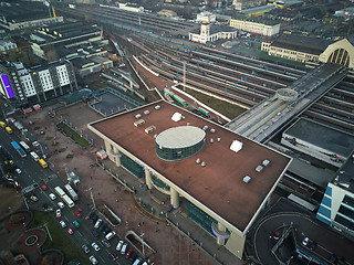 Image showing Aerial view of the city of Kiev