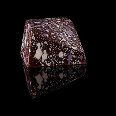 Image showing chocolate candy on black background