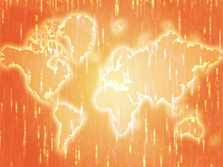 Image showing Map of the world illustration