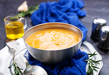 Image showing pumpkin soup