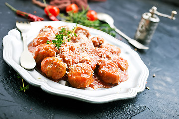 Image showing meatballs