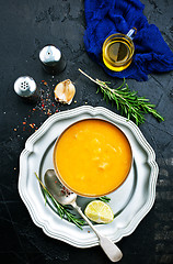 Image showing pumpkin soup