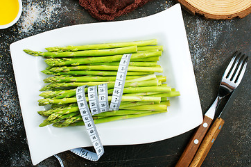 Image showing green asparagus 