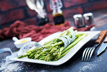 Image showing green asparagus 