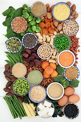 Image showing High Protein Health Food Collection