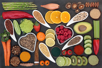 Image showing Food Selection for Liver Detox