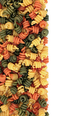 Image showing Trottole Tricolour Pasta 