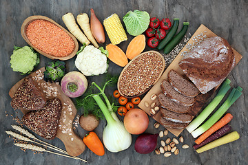 Image showing High Fibre Food for Good Health