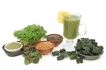 Image showing Health Food Juice Smoothie Drink