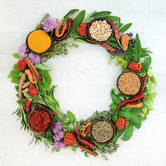 Image showing Herb and Spice Wreath