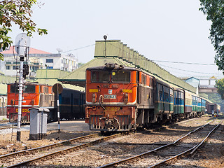 Image showing Yangon Central Railway Station, Myanmar