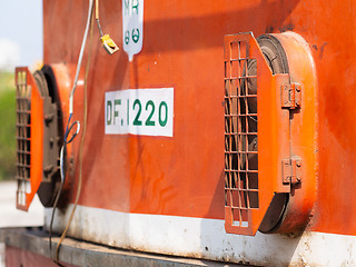 Image showing Detail of train in Myanmar