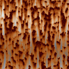 Image showing Rusted metal texture