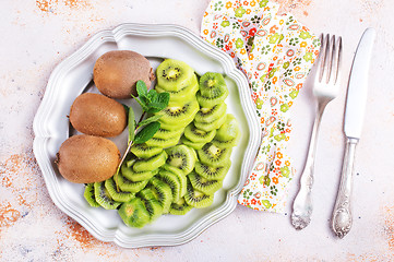 Image showing fresh kiwi