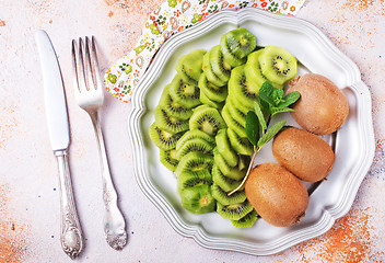 Image showing fresh kiwi