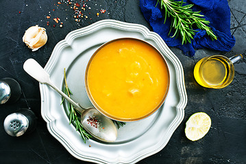 Image showing pumpkin soup