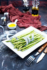 Image showing green asparagus 