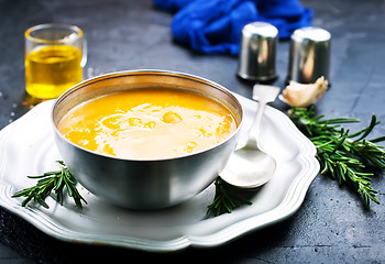 Image showing pumpkin soup