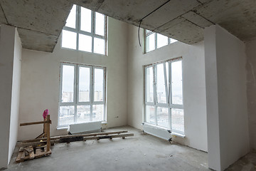 Image showing Ground floor in a two-story apartment in a new building